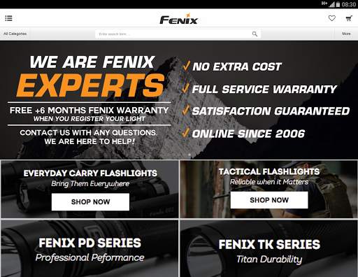 Fenix Store - LED Flashlights screenshot 4