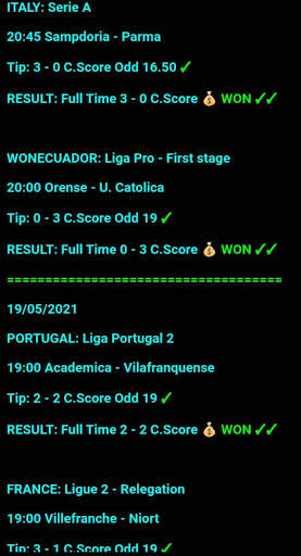 Daily Correct Score screenshot 2