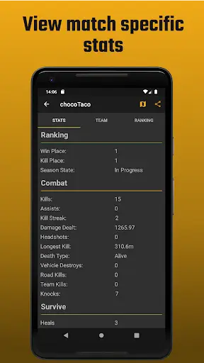 Chicken Tracker:Stats for PUBG screenshot 7
