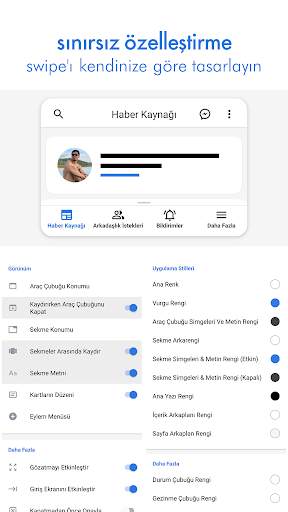 Facebook & Messenger İçin Swipe screenshot 2