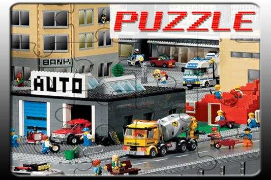 Sliding Puzzle Lego City screenshot 1