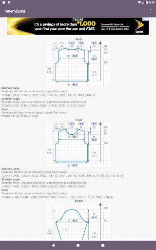 Mnemosina knitting patterns screenshot 19