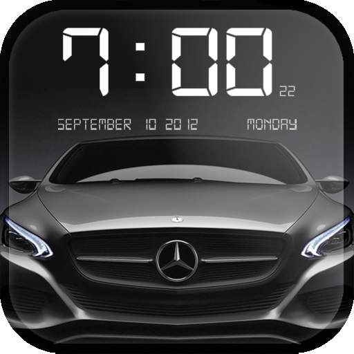 Cars Clock Wallpaper 1.20