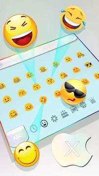 Silver Keyboard For Phone X स्क्रीनशॉट 2