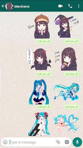 Anime Stickers (WAStickerApps) - Stickers Anime WA screenshot 7