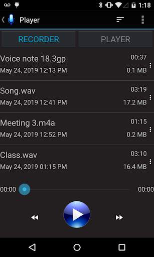 Aura Voice Recorder 4 تصوير الشاشة