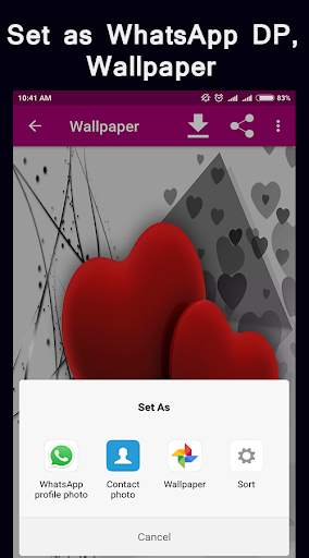 Love Wallpaper - HD, 3D screenshot 2