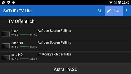 SAT>IP>Mobile Lite screenshot 2