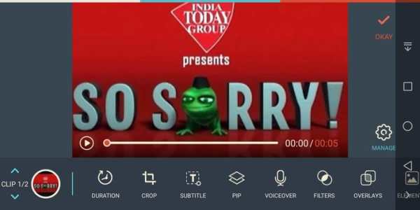 So Sorry! Video mekar app screenshot 3
