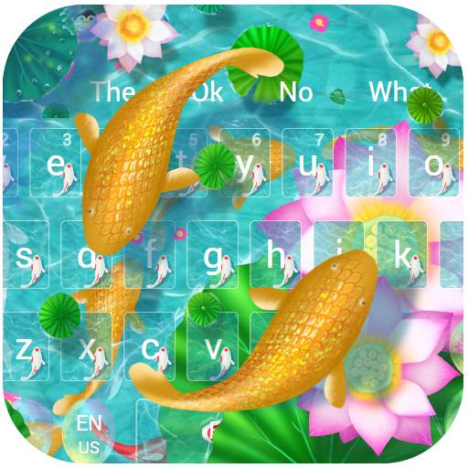 Green Lotus Fish Keyboard 10001003
