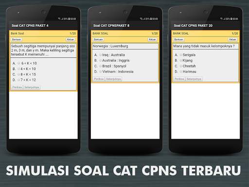 CAT CPNS 2021 - Soal Tes CPNS ASN Terbaru screenshot 7
