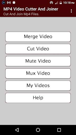 MP4 Video Cutter And Joiner screenshot 1