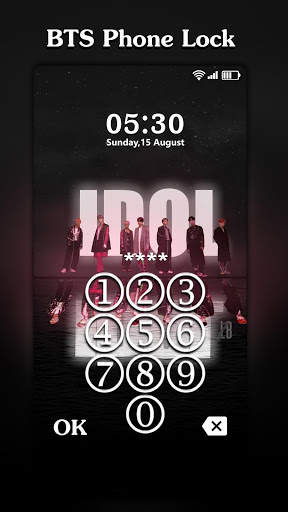 BTS Phone Lock screenshot 1