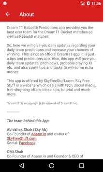 Dream 11 Kabaddi Predictions screenshot 6