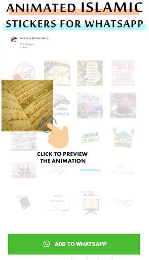 Animated Islamic Stickers for Whatsapp 2021 screenshot 4