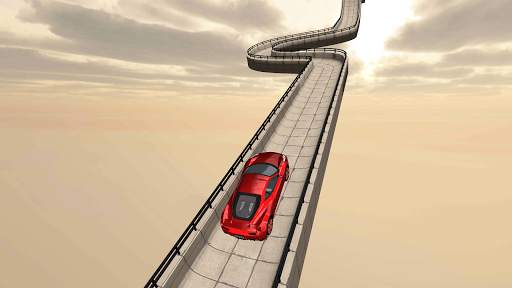 Sky Car Driving on Extreme Stunt Track screenshot 2