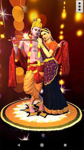 3D Radha Krishna Live Wallpaper screenshot 5