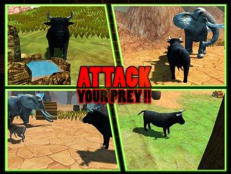 Angry Bull Fighting Game - Jungle Adventures 🐂 screenshot 9
