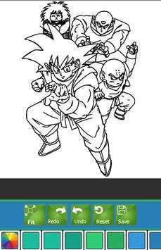 Coloring Book For Dragon Saiyan Ball Z screenshot 1