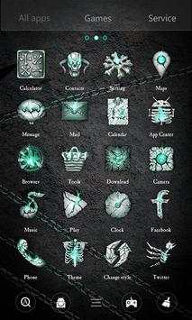 Hell Skull GO Launcher Theme screenshot 2