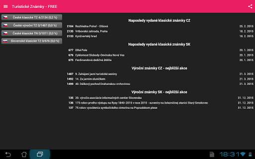 Turistické Známky screenshot 11