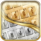 Gold and Silver Keyboard Theme icon