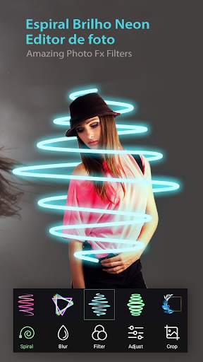 Spiral Photo Editor : Collage & Neon Effects screenshot 6