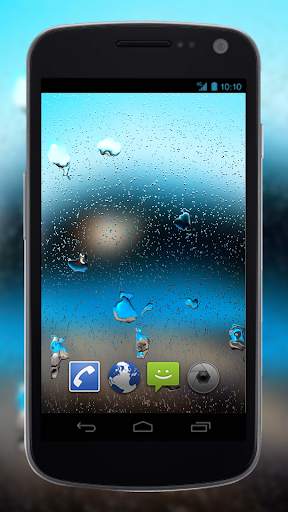 4K Rain Drops on Screen Live Wallpaper screenshot 2
