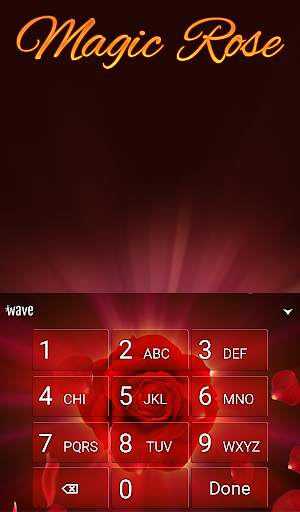 Magic Rose Animated Keyboard   Live Wallpaper screenshot 5