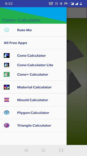 Cone   Calculator скриншот 2