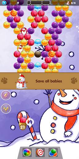 Santa Christmas Bubble Shooter - X Mas Legend screenshot 5