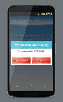 Wifi mot de passe Hacker prank screenshot 6