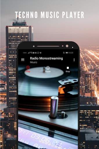techno music player screenshot 2