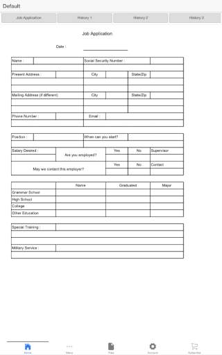Job Application 4 تصوير الشاشة