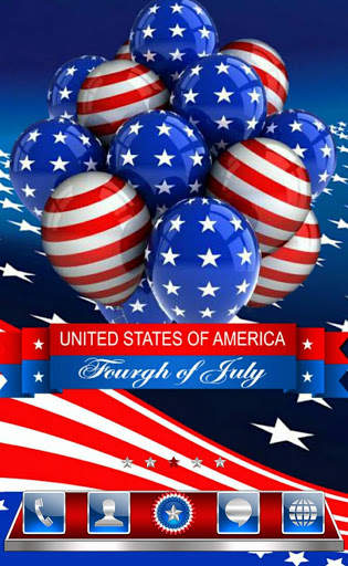 Free Independence Day Go Launcher theme screenshot 2