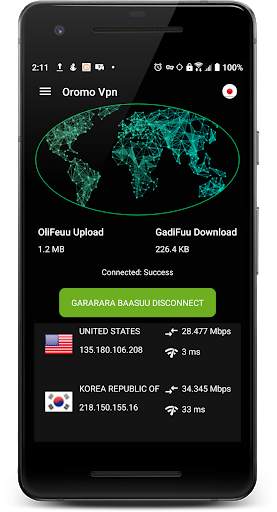 Oromo Bilisa Maayyii VPN screenshot 1