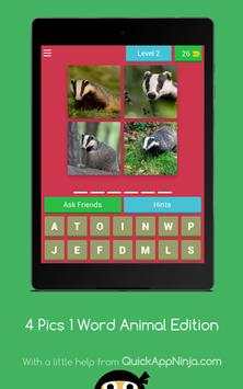 4 Pics 1 Word Animal Edition screenshot 17