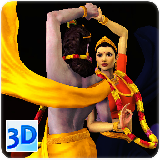 3D Radha Krishna Wallpaper icon