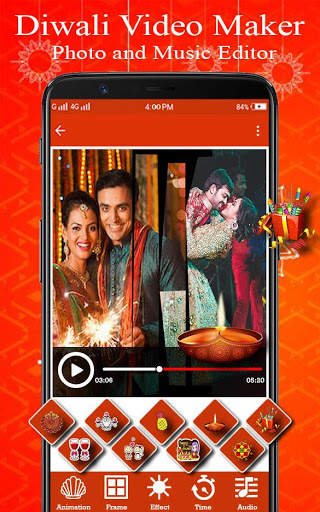 Diwali Video Maker - Photo and Music Editor screenshot 6