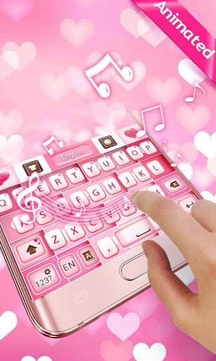 Fall In Love GO Keyboard Animated Theme screenshot 5