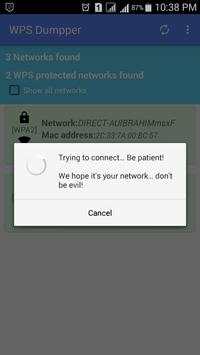 WPS WPA Connect Dumpper screenshot 3