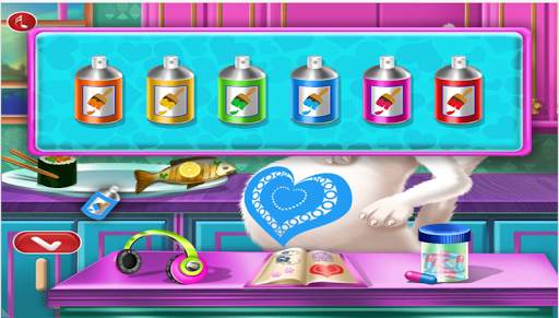 kittie Pregnant check up - ema pregnancy cat games screenshot 2
