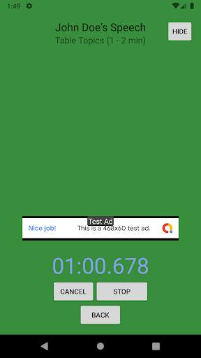 ToastMasters Timer App screenshot 5