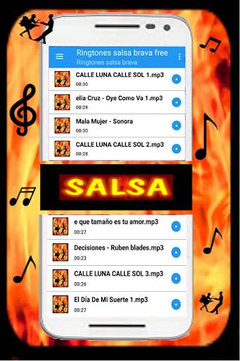 Salsa brava music ringtones screenshot 3