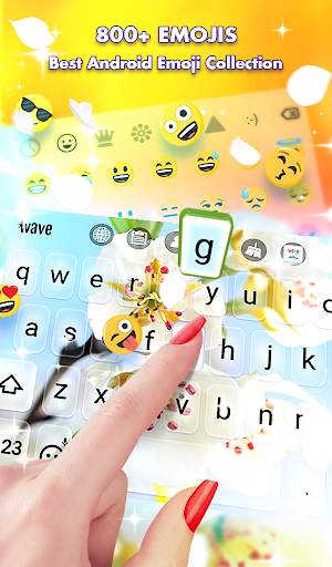 Spring Blossom Live Wallpaper & Animated Keyboard screenshot 3