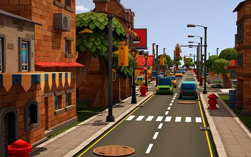 Toon 3D Parking Delivery Dash screenshot 3
