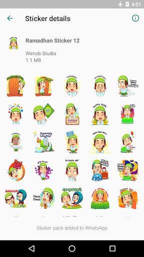 Sticker Ramadhan for WAStickerApps screenshot 4