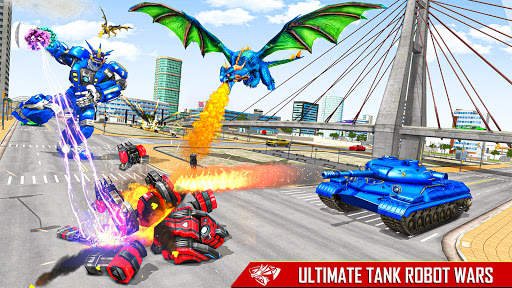 Dragon robot transformation 3D screenshot 5