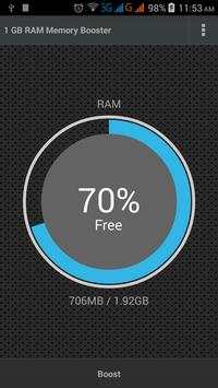 1 GB RAM Memory Booster screenshot 4