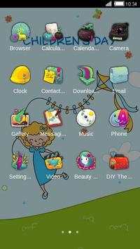 CHILDRENS DAY C LAUNCHER THEME screenshot 3